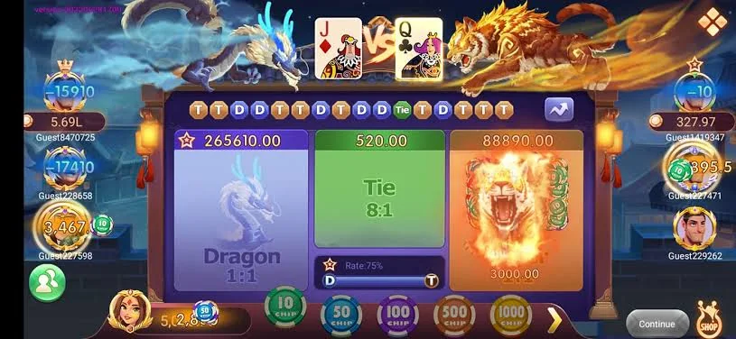Teen Patti Ludo Pakistan Dragon Tiger